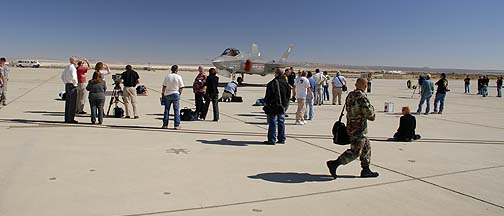 Lockheed-Martin F-35A Lightning II at Edwards Air Force Base, October 23, 2008